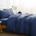 thumbnail image 2 of Duvet Cover Queen -Piece Prewashed Ultra Soft Queen Bedding Set - Features Zipper Closure and Corner Ties Includes Duvet Cover x Pillowcases No Comforter, 2 of 7