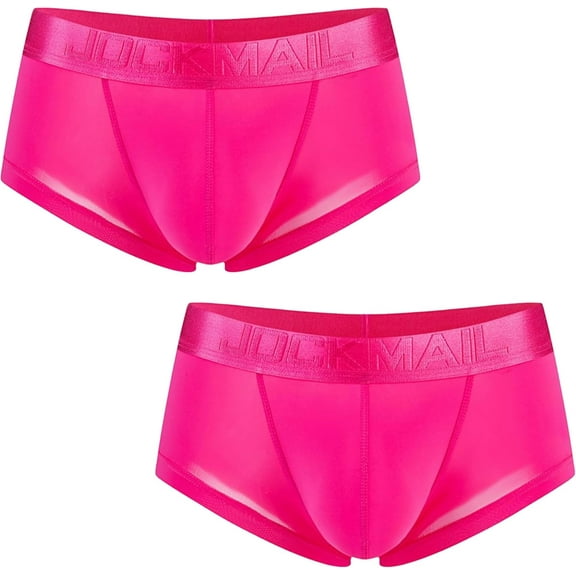 JOCKMAIL Men's Boxer Briefs Ice Silk Boxer Brief Breathable Soft Moisture-Wicking