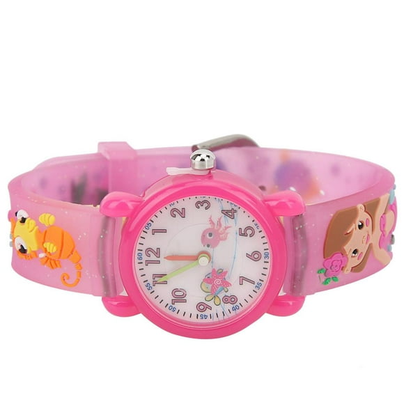 Fosa Montre-Bracelet pour Enfants, Cartoon Enfants Montre à Quartz Étanche Bracelet en PVC Montre en Silicone pour les Enfants en Bas Âge Garçons Filles 3-12 Ans