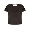 thumbnail image 6 of Txenfivo Oversized Open Back Sweatshirts for Womens Fall Spring Long Sleeve Workout Shirts Crew Neck Casual Crop Athletic Tee Tops, S-2XL, 6 of 7