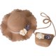thumbnail image 1 of Sombrero de paja con flores de verano para mujer, de 56 a 58 cm de circunferencia, con dos piezas de protección solar y bolsa de paja, 1 of 5