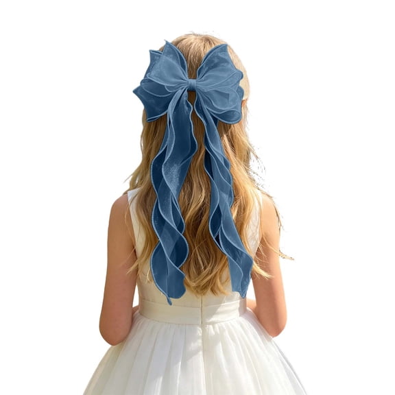 Tigivemen Large Hair Bow for Girls Womens Wedding Hair Accessories Oversized Cute Bow Hair Clips