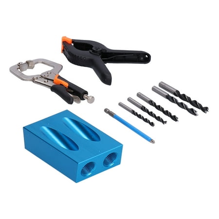 

Woodworking Angle Hole Locator Oblique Hole Locator Aluminum Alloy Positioning Drill Set For Wooden Furniture