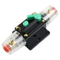 thumbnail image 3 of 10A-100A AMP Circuit Breaker Fuse Reset 12V-48V DC Car Boat Auto Waterproof New, 3 of 7