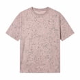 thumbnail image 3 of SAWOBUUN Men's Tie Dye T-Shirt Crew Neck Short Sleeve Tee Loose Fit Breathable Casual Cotton Summer Top, 3 of 5
