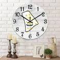 Rhode Island Map Wall Clock Rhode Island Flag Clock 10 Inch Pvc Wall