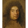 thumbnail image 3 of Workshop of Charles Le Brun 12x14 Black Modern Framed Museum Art Print Titled - Self -Portrait of Charles Lebrun (1651 - 1700), 3 of 5