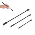 thumbnail image 4 of Silicone Scraper, 3Pcs Silicone Spatula Portable  Food Grade Tear Proof  For Kitchen For Restaurant Black, 4 of 8