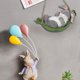 thumbnail image 3 of Swing Simulation Cute Resin Rabbit Outdoor Garden Statue Landscape Hanging Decoration - Creative Home Animal Statue Gifts, Adorable And Eye-catching G, 3 of 4