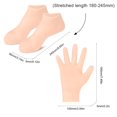 thumbnail image 2 of Estbridge Silicone Prevents Dryness Foot & Hand Spa Mask for Feet/Hand Care (Light Yellow), 2 of 7