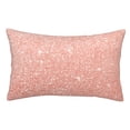 thumbnail image 1 of Fotbe Rose Gold Glitter Funda de Almohada Decorativa Estilo Occidental, Lujo en Algodón, Fundas para Almohadas King, Cojín Estampado para Decoración del Hogar-16"x24", 1 of 6