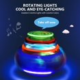 thumbnail image 2 of Trompos iluminados, 4 trompos musicales intermitentes, trompos LED con luces intermitentes y música, juguetes para niños pequeños (color macarrón), 2 of 5