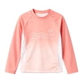 thumbnail image 5 of Toddler Kids Boys T Shirts Long Sleeve Lightweight Rash Guard Shirt For Middle To Large Raglan Sleeves Tie Dye Print Sun Top Casual Blouse 4-5 Years, 5 of 5