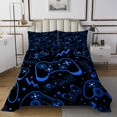 thumbnail image 1 of Erosebridal Gradient Gamepads Quilt Sets for Queen Size Bed,Video Game Bed Set,Abstract Geometric Coverlet Set Queen,Breathable Gamer Room Decor,3-Piece, 1 of 5