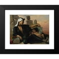 thumbnail image 2 of Elisabeth Jerichau Baumann 14x12 Black Modern Framed Museum Art Print Titled - An Egyptian Fellah Woman with Her Baby (1872), 2 of 5