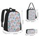 thumbnail image 2 of Easygdp Unicorn DoingYoga Mochila para Niños y Niñas con Set de Caja de Almuerzo y Estuche para Lápices 3 en 1, Mochila Escolar Estampada para Adolescentes, 2 of 7