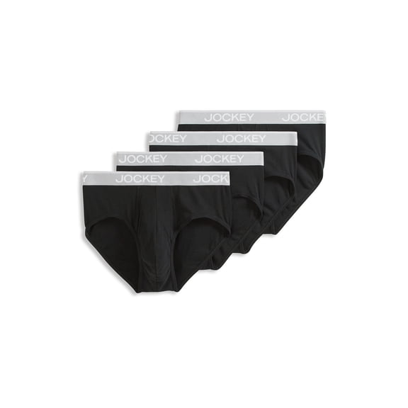 Jockey Essentials 4 pack cotton blend men's brief