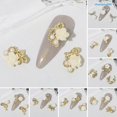 thumbnail image 2 of \ [SHEN] 10 Piezas Adorno De Uñas Tridimensional Brillante Fácil De Pegar Brillo DIY Camelia Encanto Manicura Diseños Salón Suministro, 2 of 4