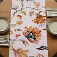 thumbnail image 5 of Table Runners 90 Inches Long Dress Scarves, Pink Spring Floral Farmhouse Coffee/Dining/Kitchen Table Runner for Living Room, Summer Botanical Vintage Birds 13x90 Inch, 5 of 9