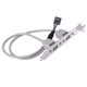 thumbnail image 5 of Soporte De Panel Trasero De 2 Puertos Cable De Placa Base Conector Usb 2.0 Adaptador De Cable, 5 of 8