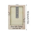 thumbnail image 3 of Hearth & Gear Wooden Sun Visor Photo Frame For Car Home Decoration Picture Display Memory Keepsake Ideal For Couples Family, 3 of 6