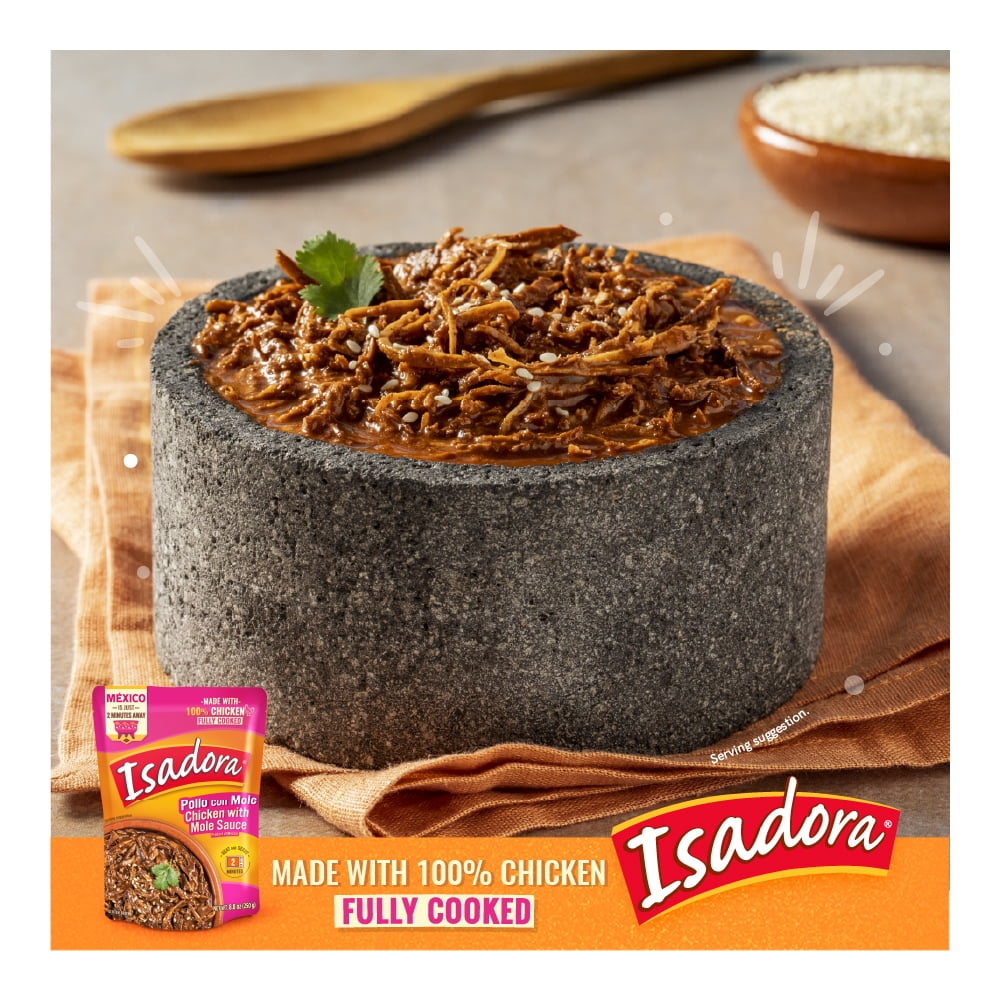 (8 pack) Isadora Chicken with Mole Sauce, 28 oz