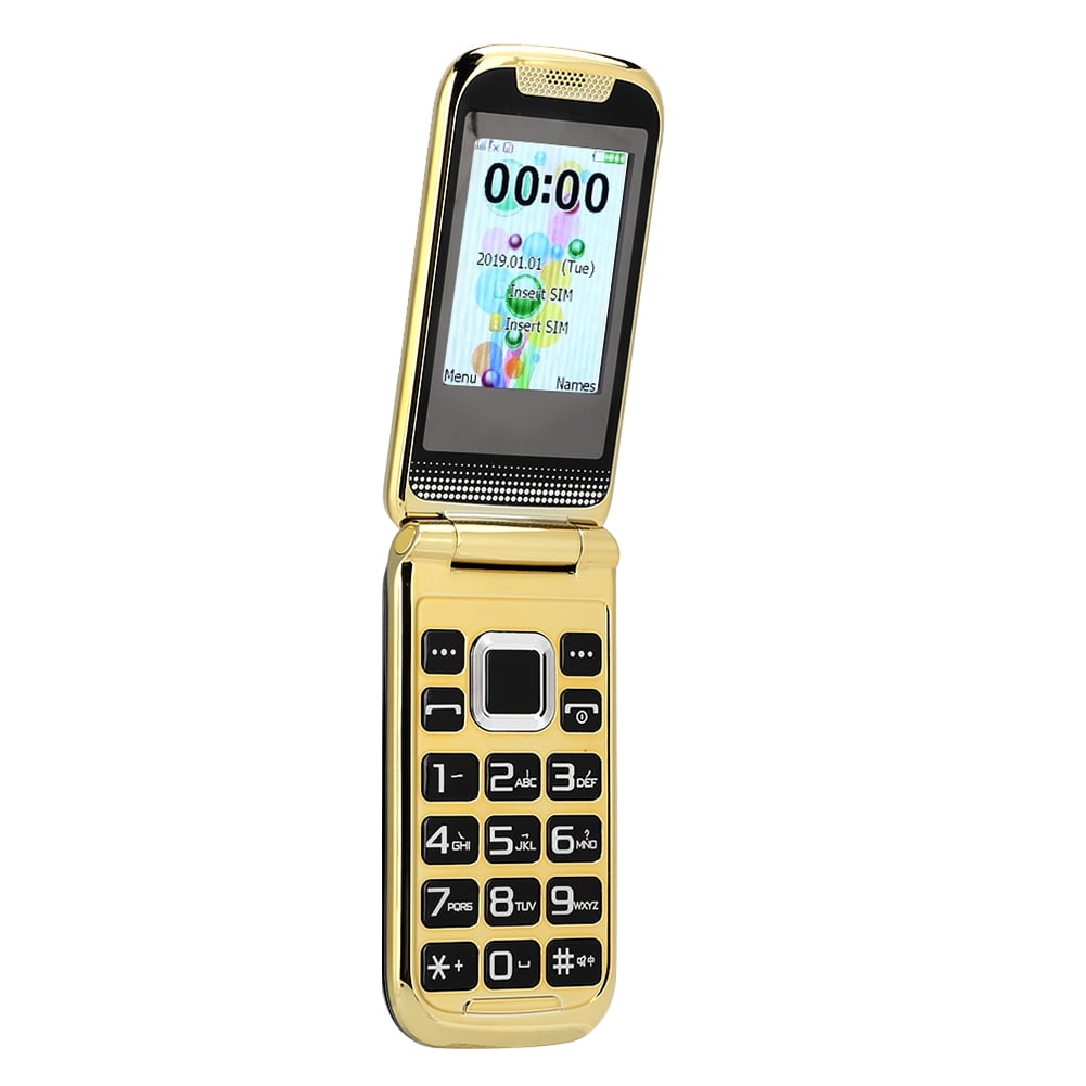 GZONE N50 Flip Dual Cards Dual Standby Phone Business Elderly Cellphone US Plug 100 240V Walmart