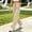 Beige, variant on KICILVS Straight Leg Pants Women High Waist Wide Sweatpants Drawstring Elastic Casual Trousers with Pockets Comfy Bottoms Green