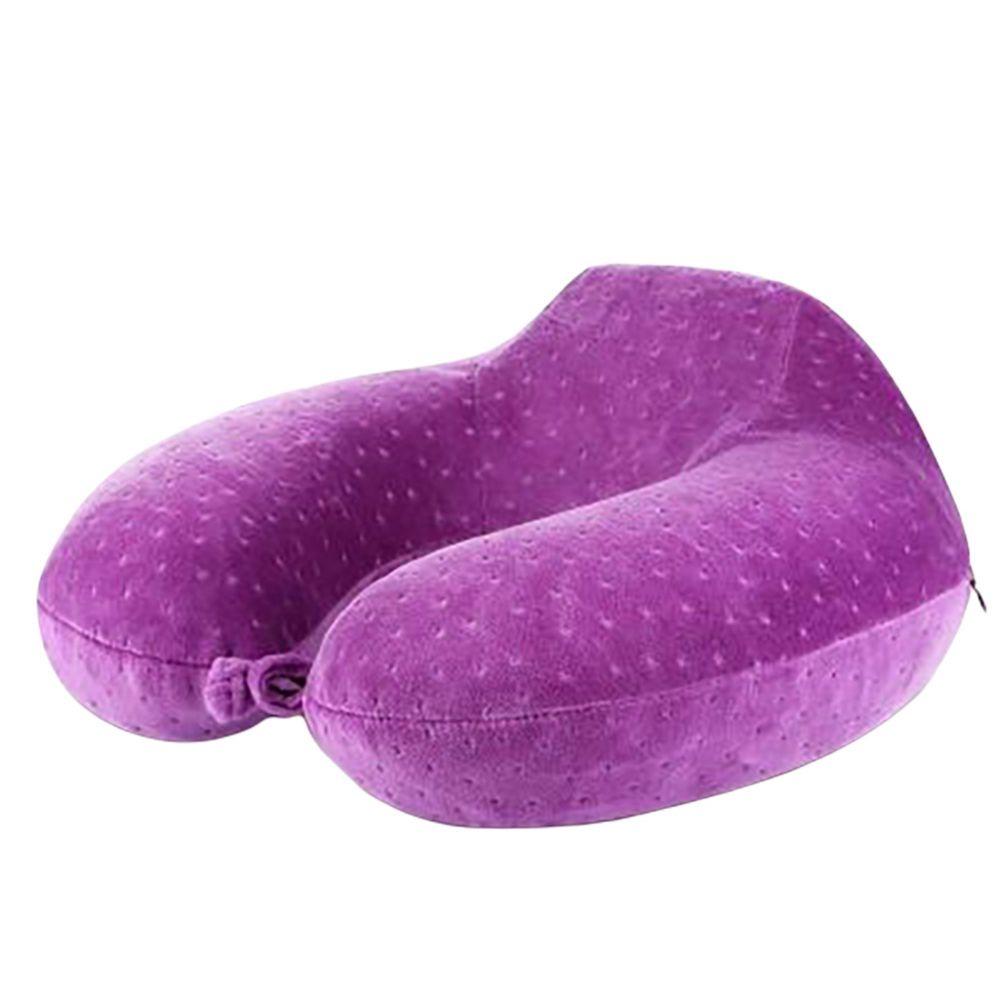 Memory Foam Travel Pillow Neck Pillow for Pain Relief Sleeping, Chin