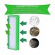 thumbnail image 3 of Replacement Parts Accessories Round Brush Filter Side Brush Kit for Kobold VR200 VR300 Vacuum Clean, 3 of 5