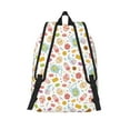 thumbnail image 2 of Lsque Dessert Pattern Canvas Daypack, Durable Backpack, High-quality Versatile Backpack,Vintage Compact Backpack-Small, 2 of 6