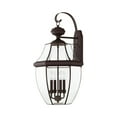 thumbnail image 4 of Livex Lighting Monterey Outdoor Wall Lantern in Bronze, 4 of 9
