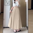 thumbnail image 4 of BLCHUNen Wide Leg Pants for Women Elastic High Waisted Flowy Pants Casual Loose Cooling Culottes Trousers Fashion,XL,Khaki, 4 of 5