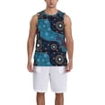 thumbnail image 6 of Rocae Bohemian Turtle for Men's Basketball Jersey Lightweight and Breathable Athletic Tank Top,Quick-Drying Sports Jersey Small, 6 of 9