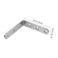 thumbnail image 2 of Supports de Meubles d'Angle en Acier Inoxydable avec Vis (Argent), 2 of 7
