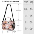 thumbnail image 4 of FORMRS Student Lunch Bag Insulated Reusable Cooler Box with Zipper Pockets, Pastel Pink Halloween, 4 of 9