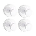 thumbnail image 2 of COM1950s 4Pc Luxe No-Drill Hooks,2025 Upgraded Suction Cup Hooks,Stainless Steel Waterproof Suction Cup Hooks for Shower,Bathroom,Hanging Towels,Mounting on Glass Shower Doors,Tile,Mirrors (White), 2 of 8