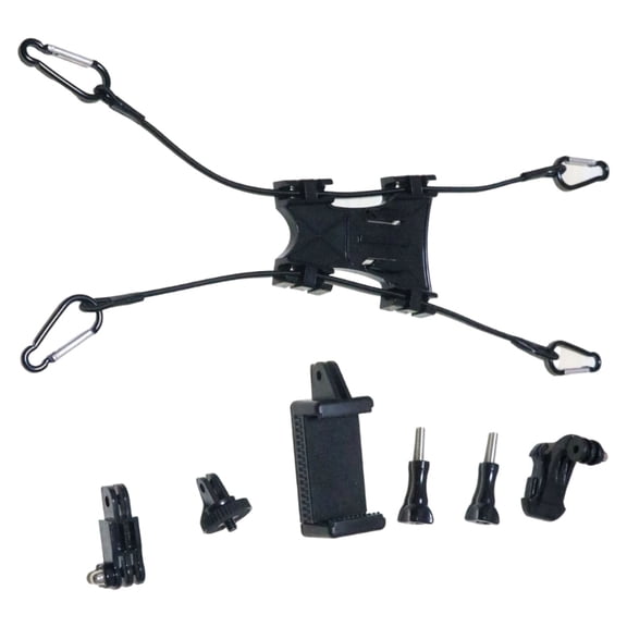 AOOOWER Adjustable Shockproof Fence Mount for Action Camera Phone Baseball Tennis Paddle