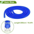 thumbnail image 3 of Unique Bargains 16.4Ft 1/4" 6mm ID 2mm Thickness Silicone Vacuum Tubing Hose High Temperature Automotive Vacuum Line 1 Pcs 130PSI Max Pressure, 3 of 5