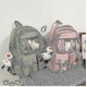 thumbnail image 4 of 2026 Backpack With Cute Duck Bear Plush Accessories Japanese School Bag For Teen Girls Back To School Supplies (green), 4 of 5