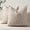 Beige, variant on Striped Euro Sham Pillow Covers 26x26 Set of 2 Cream Grey Textured Boucle Chic Morden Boho Accent Farmhouse Square Decorative Couch Throw Pillow Covers for Home Decor Bed Sofa Living Room