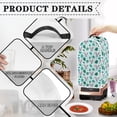 thumbnail image 4 of HELLHERO Elephant Leaves Coffee Machine Dust Cover with Multifunctional Handle Polyester, 4 of 6