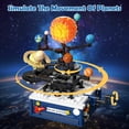 thumbnail image 4 of Solar System Building Sets with Light - Rotatable Space Exploration Building Toys with 9 Planets & Rocket Sets Science Astronomy Educational Gifts for Boys Girls Age 6+ Years Old Kids(775 PCS), 4 of 9