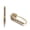 Gold Multicolor, variant on Brass Hoop Earrings Rhinestone Safety Pin Clip Silver Clear Fashion Jewelry Z313