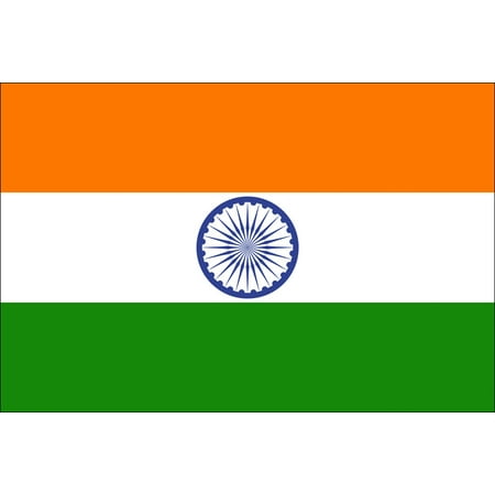 Laminated Poster India Country Flag New Delhi Mumbai Hindi Sabha Poster Print 24 x (Best Hindi Newspaper In India)