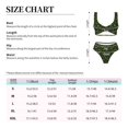 thumbnail image 6 of Honeii Green Branch Olive Print Women’s Bikini Set,Two Piece Swimsuit Bathing Suits,Stylish High Elasticity Swimwear for Beach and Pool, 6 of 7