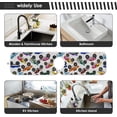 thumbnail image 6 of Coolnut Rainbow Tractor Truck Car 2PCS Faucet Absorbent Mat Kitchen Faucet Sink Splash Guard Microfiber Cloth Faucet Splash Catcher Water Absorbent Mat, Faucet Mat for Kitchen Sink 14x5in, 6 of 7