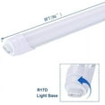 R17D 8FT led Bulb 8ft 45W Rotatable, Need Bypass Ballast,Replace 100W