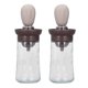 thumbnail image 1 of 2 Pack Oil Containers with Silicone Brush, Oil Dispenser for Kitchen, Grilling, Baking, Cooking, Brown, 1 of 4