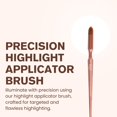 thumbnail image 2 of Iris Cosmetics Luminous Hd Precision Highlight Brush (1 Pcs) - Golden, 2 of 4